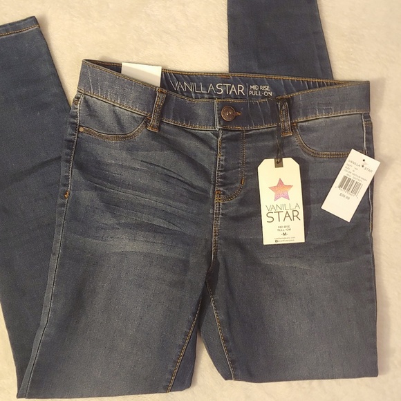 Vanilla Star Denim - NWT Vanilla Star Mid Rise Pull On Jeggings Vanilla Star Denim - NWT Vanilla Star Mid Rise Pull On Jeggings